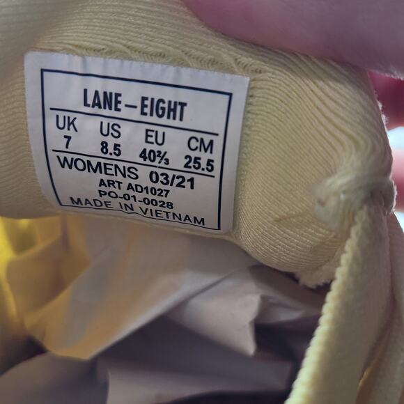 Lane Eight AD 1 women's size 8.5 yellow - Picture 9 of 9